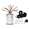 thumbnail image 1 of Electric Bike Brush Motor Controller,36V 1000W Electric Bike Bike Headlight Brush Motor Controller Electric Bike Conversion Set State-of-the-Art Design, 1 of 14