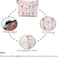 thumbnail image 3 of Flamingo Makeup Bags Pink Cosmetic Pouch with Zipper Pouches Pencil Pouch Polycotton Toiletries Travel Bag Organizer Purse Accessories Gifts, 3 of 5