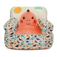 thumbnail image 2 of Puff Sillón Infantil Niños Niñas Cuarto Juegos Relleno Beige-Dinosaurio, 2 of 5