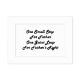 thumbnail image 1 of Small Step Giant Festival Quote Photo Mount Frame Picture Art Painting Desktop 5x7 inch, 1 of 3