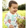 thumbnail image 4 of Noah's Boytique Baby Boy Woodland Theme Print Cardigan Outfit 3 Piece Set with Mint Bow Tie 18-24 Months, 4 of 6