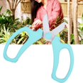 thumbnail image 3 of Tijeras de podar de acero con alto contenido de carbono para ramas más gruesas, tijeras para bonsái en azul claro, 3 of 8