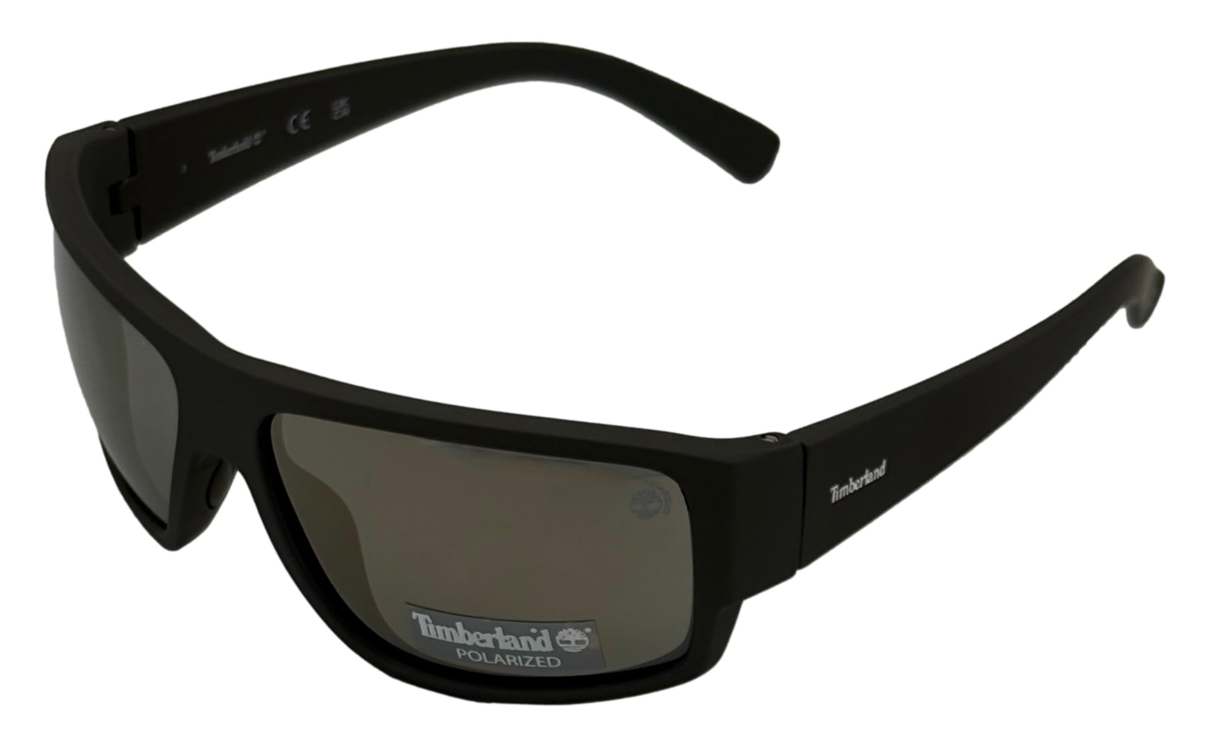 Timberland Matte Blue Mens Plastic Rectangle Sunglass Polarized Lens TB7261. 20D