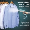 thumbnail image 5 of Proctor Silex Dual Mode Handheld Garment Steamer for Clothes, Removable 300 ml Water Reservoir, Turquoise, 5 of 8