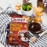 Quest Protein Chips, BBQ, 21g Protein, 1.1 Oz, Single