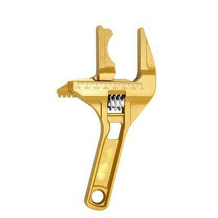 

Multi-Function Plumber Wrench Repair Tool Adjustable Wrench Short Shank New