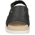 thumbnail image 3 of Bella Vita Womens Kato Woven Open Toe Slingback Sandals, 3 of 3