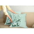 thumbnail image 2 of Ambesonne Floral Throw Pillow Cover 2 Pack, Dragonflies Wild Grass, 20", Pale Green, 2 of 5