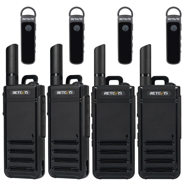Walkie Talkies Retevis RB39P Bluetooth con auricular inalámbrico