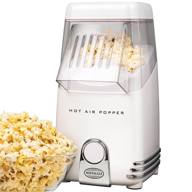 Nostalgia 8 Cup Hot Air Home Kitchen Countertop Popcorn Maker Machine