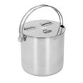 thumbnail image 1 of Ice Bucket, Handle Portable Ice Bucket Stainless Steel  for Wine, 1 of 7