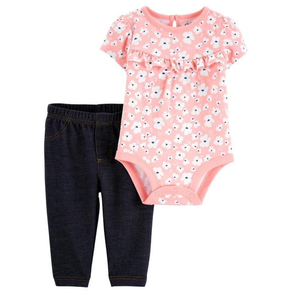 Body con Pantalón Child of Mine Rosa 0-3M Pañalero