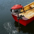 thumbnail image 4 of 200CC 4 Stroke Heavy Duty Outboard Motor Boat Outboard Engine Air Cooling for 13.12 To 19.69ft Boats, 4 of 21