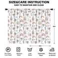 thumbnail image 2 of Blackout Kids Curtains,White Princess Fairy Castle Pattern Childrens Insulated Curtains Set Of 2,Bedroom Essentials,Toddler Room Decor 52"x84", 2 of 5