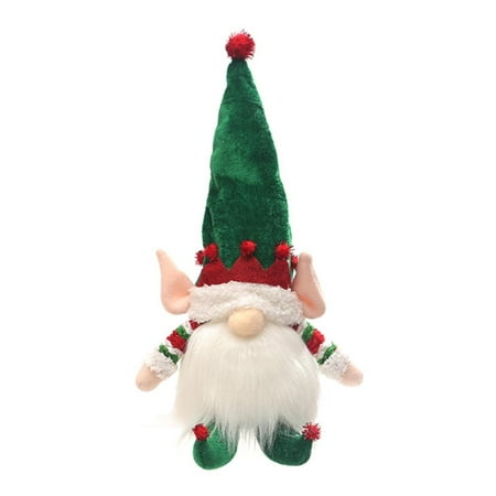 

Christmas Daily Necessities With Illuminated Glowing Elf Sitting Posture Doll Christmas Pendant