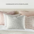 thumbnail image 4 of Noble Linens 2-Pack Cotton Slub Decor Throw Pillows - Willow Rose, 4 of 4