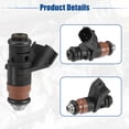 thumbnail image 4 of Reemplazo de la boquilla del inyector de combustible Unique Bargains para VW Polo negro, 4 of 7