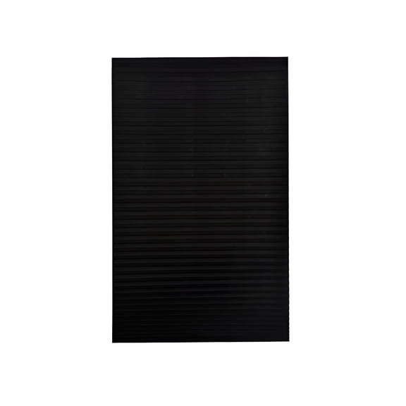 XIBUFE 2026 New Blackout Pleated Window Shades Window Blind Blackout Light Block Cordless Black 35"X59",Polyester Blackout Window Shades