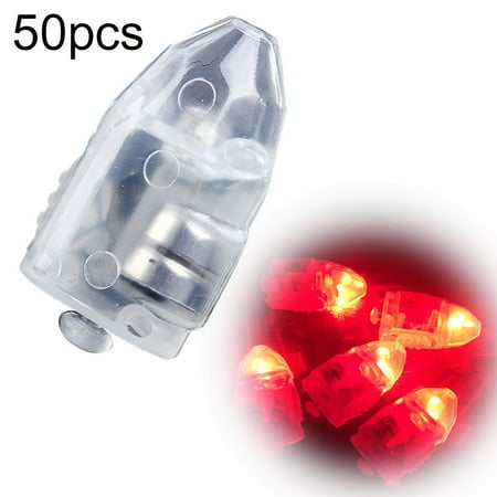 

QCTime 50Pcs High Brightness Balloon LED Light Flash Lamps Birthday Party Decor