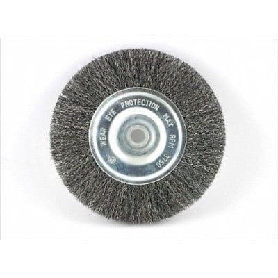 4 Inch 16mm Arbor Stainless Steel Wire Wheel Brush For Bench Grinder Grinding 