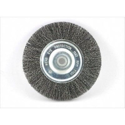 6 Steel Wire Brush Wheel For Bench Grinder Walmart Com