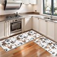thumbnail image 3 of Kitchen Rugs Sets Of 2,Chihuahua and Footprints Anti Fatigue Kitchen Mat Rugs Non Slip Washable,Decorative Kitchen Floor Mats for Kitchen,Sink,Laundry,17"X47", 3 of 5