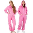 thumbnail image 2 of Joggies - Family Matching Rose Pink Hoodie Onesies for Boys, Girls, Men, Women and Pets - Adult - Small2X/Dbl Wide (Fits 5'3 - 5'6"), 2 of 10