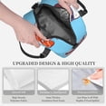 thumbnail image 3 of Honeii Sushi Salmon Surfing Print Lunch Box,Insulated Lunch Bag,Lunch Tote Bags,Leakproof Cooler Lunch Case for Travel Work Picnic, 3 of 7