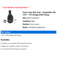thumbnail image 2 of Front Lower Ball Joint - Compatible with 1972 - 1974 Dodge D200 Pickup 1973, 2 of 2