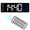 Blue, variant on Large LED Digital Wall Clock Temperature Date Day Display Electronic Wall Clock