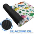 thumbnail image 6 of Long Mouse Pads for Desk,Vivid Colored Dinosaur and Leaf Pattern Desk Mats on Top Of Desks, Desk Mouse Pad Extra Large with 3mm Non-Slip Base and Stitched Edge for Gaming,Office,Work,Home 47.3"x23.6", 6 of 6