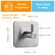 thumbnail image 3 of Upgrade Your Bathroom with 4pcs Self Adhesive Towel Hooks - SUS 304 Stainless Steel Robe Hooks for Home - Stick On Wall with Glue - Also Works as Coat Hook - Timely Delivery Guaranteed!, 3 of 4