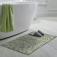 thumbnail image 2 of Yuma Indoor/Outdoor Green Bohemian Tropical Leaves 1'8" x 2'6" Non-Skid Accent Rug, 2 of 9