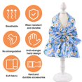 thumbnail image 3 of vnanda Pet Dog Harness Leash Set Stylish Pet Dress Summer Thin Cat Dog Clothes with Breathable Mesh Fabric Harness Leash Set for Small Dogs Cats Cute Dog, 3 of 7