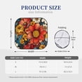 thumbnail image 3 of Fotbe Colorful Vintage Floral Pattern 2-Piece Car Windshield Sun Shade | Sun Blocker for Car Windshield | Foldable Automotive Interior Accessories for Sun Protection-Small, 3 of 7