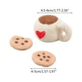 thumbnail image 6 of 3 Pcs/Set DIY Baby Wool Felt Milk Tea Cup+Cookies Decorations Newborn Photography Props Infant Photo Shooting Accessories Home Party Ornaments, 6 of 12