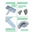 thumbnail image 3 of Garden Landscape Edging Borders No Dig,20 PCS 16 FT Lawn Edging for Landscaping,Plastic Fencing Lawn Border, 3 of 5