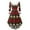 Green, variant on Women's Fashion Christmas Plush Long Sleeved V-Neck Irregular Dresses, Festive Fall and Winter Party Wear with Unique Design, Cozy and Elegant,Black,M