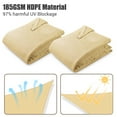 thumbnail image 3 of Yescom 2 Pack 20 Pieds 97 % Bloc UV Triangle Voile d'Ombrage Couverture de Piscine Extérieure Filet, 3 of 10