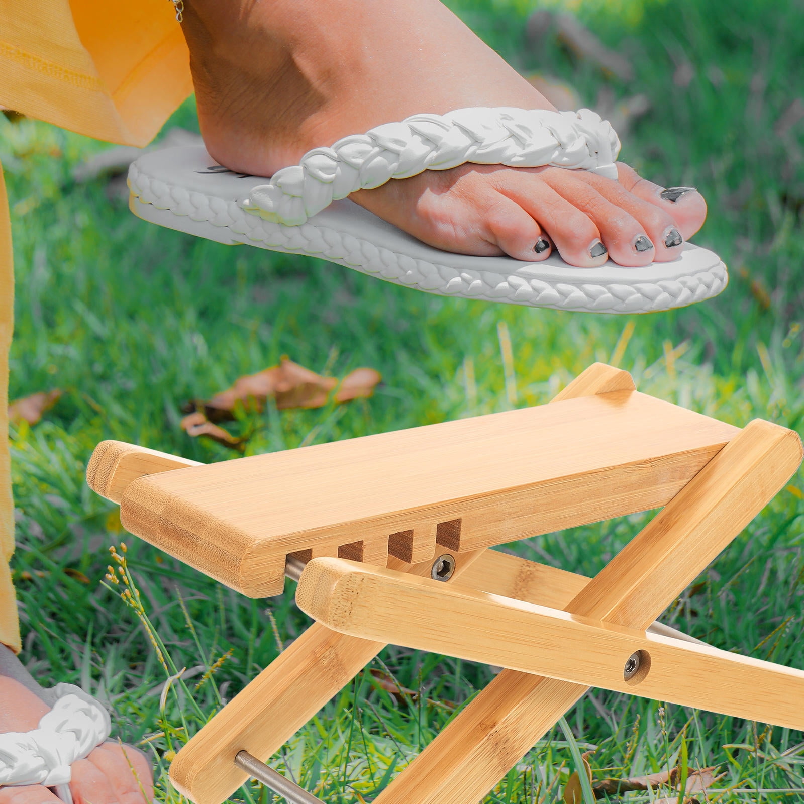 FONDOTIN Guitar Footrest Plastic Footstand for Guitar Players Musician Performance Accessory 1 Piece
