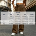 thumbnail image 3 of ZHYou No Boundarie Sweatpants for Women Wide Leg Side Tied High Waist Soft Comfy Baggy Fit Pull On Pants with Pockets,Army Green,Size S, 3 of 7