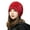 Red, variant on Opolski Women Beanie Hat Elastic Soft Solid Color Baggy Slouchy Keep Warm No Brim Plush Women Winter Beanie Black