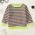 thumbnail image 2 of NIEWTR Toddler Baby Little Girls Boys Clothes Casual Tunic Tops Button Long Sleeve Casual Loose Blouse T-Shirt Tee Casual Pullover Fall Winter Sweatshirts Long sleeved T-shirt for 3-4 Years, 2 of 4