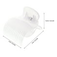 thumbnail image 2 of Shisuyan Professional Design Curler Clip Transparent Purple 10Pcs 2.08X2.08X1.69In, 2 of 8