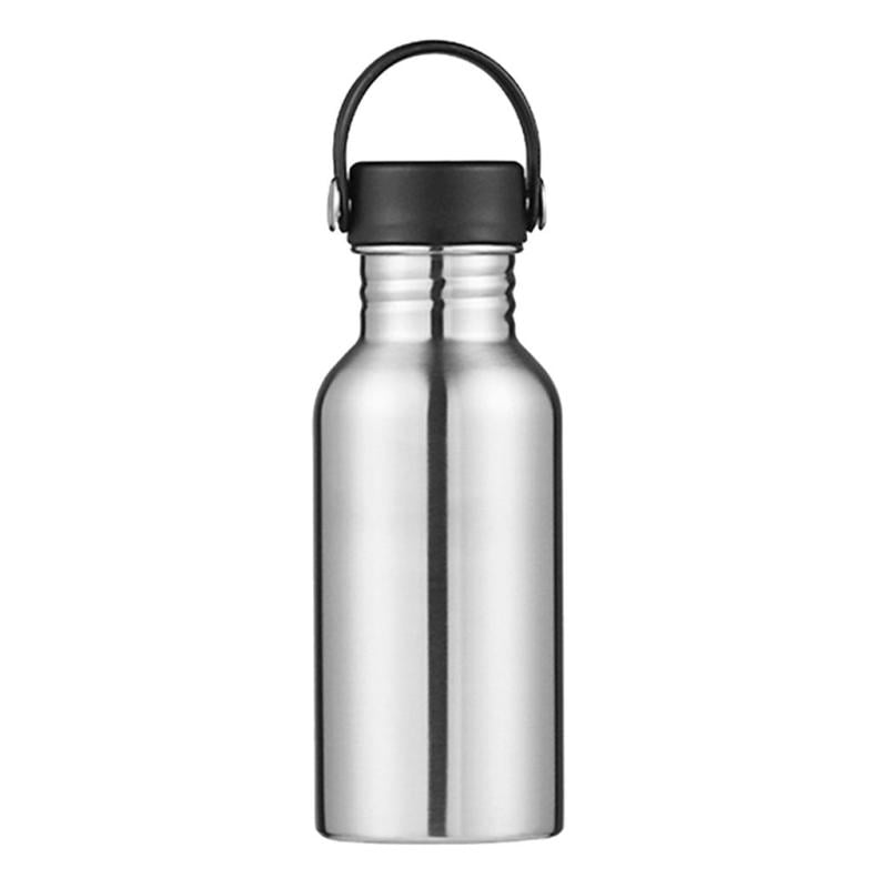 Stainless Steel Sports Water Bottle Cycling Hiking Flask PP Lid 500ML