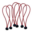thumbnail image 5 of 6 Pieces Heavy Duty Ball Cord Tarp Tent tie Tope - Red, 8 inch, 5 of 8