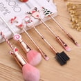 thumbnail image 4 of Christmas Makeup Brush Set Portable Cartoon Multi-use Cosmetic Brush Makeup Tool, 4 of 10