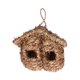 thumbnail image 1 of Casa para pájaros manual de paja natural seca para decoración de jardín para pinzones, pájaros pequeños, 1 of 10