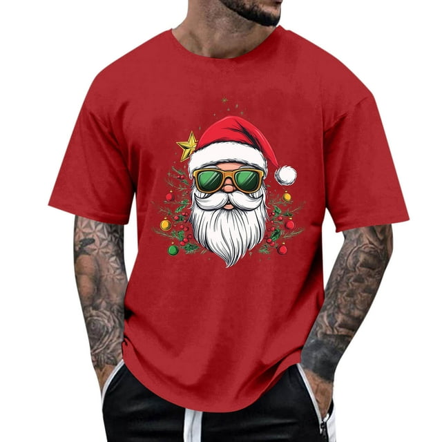 Tops para hombre, blusas y camisas de manga corta con cuello redondo para hombre, camiseta informal con cuello redondo y estampado para hombre, blusa de manga corta, blusa de poliéster para hombre
