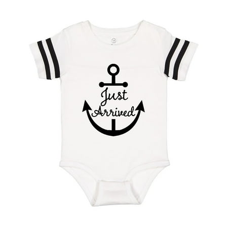 

Inktastic Just Arrived New Baby Nautical Anchor Gift Baby Boy or Baby Girl Bodysuit